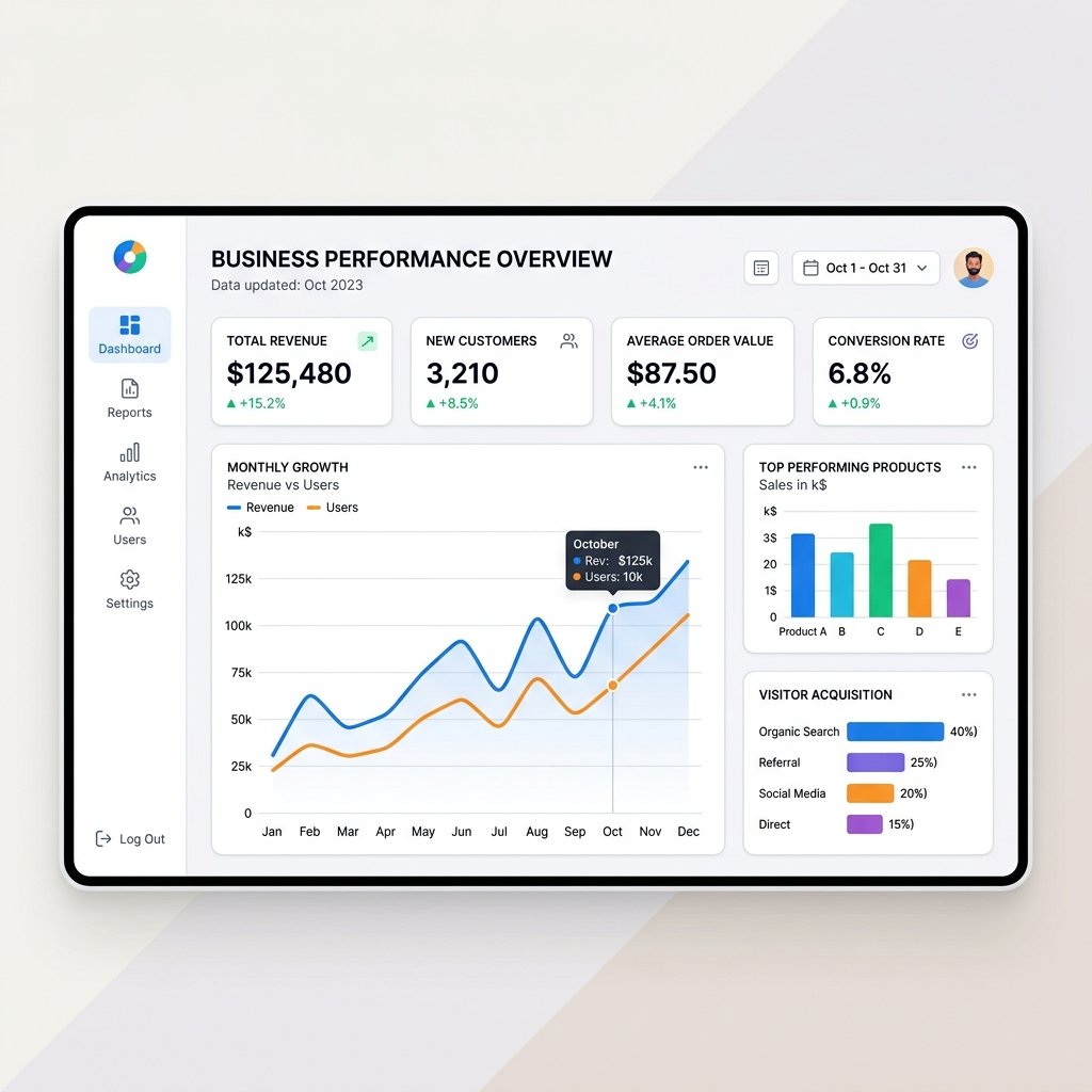Gorilla POS reporting dashboard